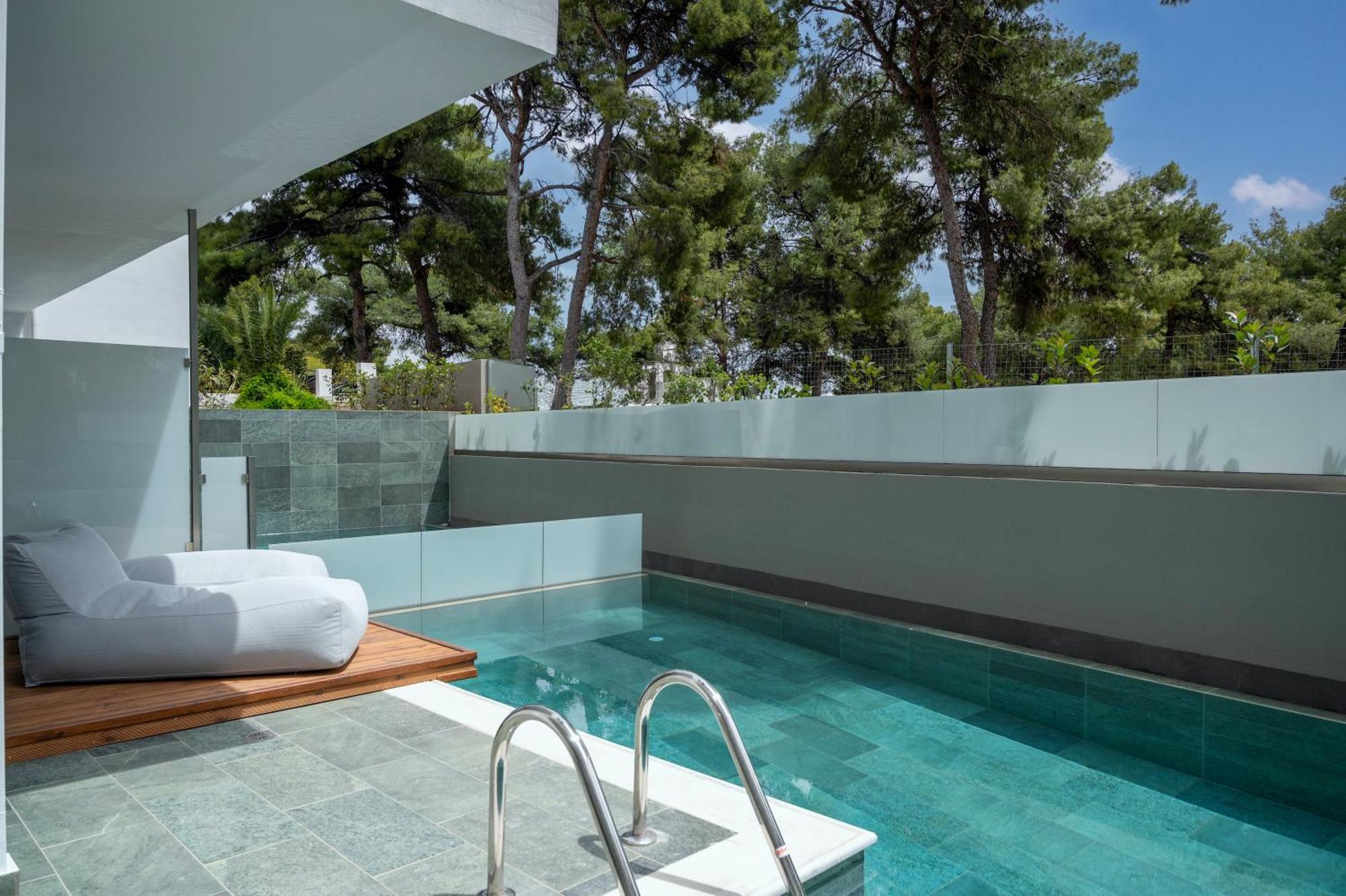 Philoxenia Hotel Psakoudia Bagian luar foto